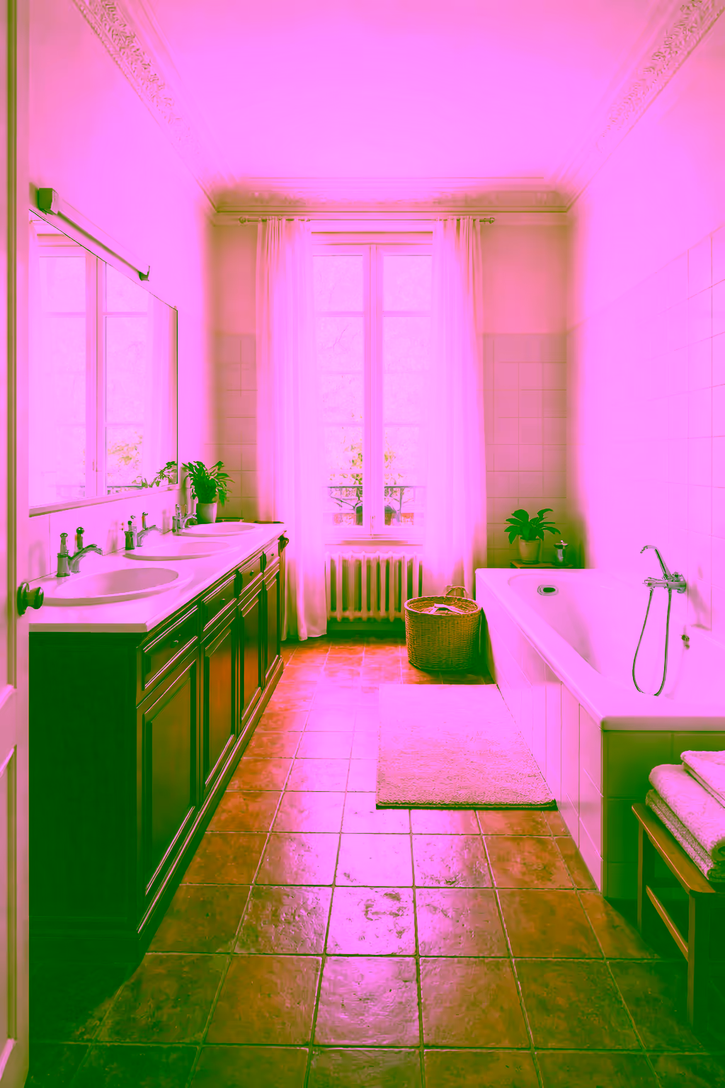 Salle de bain avant rénovation — Rénovation complète haut de gamme — Capitole, Toulouse